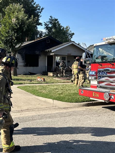 Firefighters Respond To Nw Oklahoma City House Fire