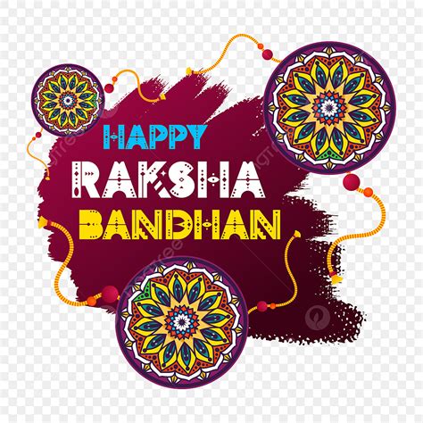 Happy Raksha Bandhan Vector Art Png Decorative Rakhi Designs For Happy