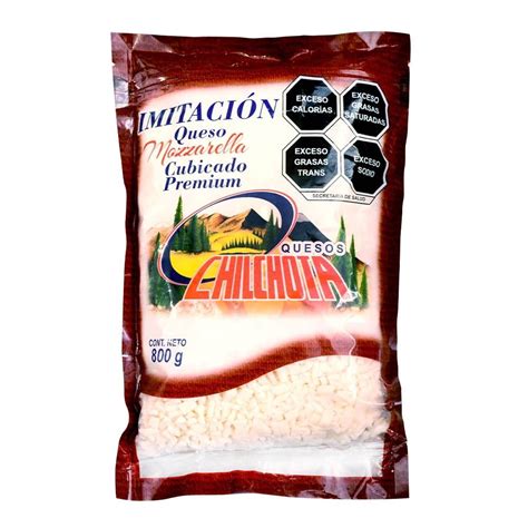 Queso Tipo Mozarella Chilchota Cubicado Premium 800 G Walmart