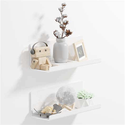 Pavstine Acrylic Wall Floating Shelves Set Of 2 Wall