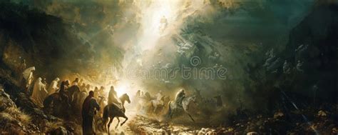 The Conversion Of Saul On The Road To Damascus A Blinding Light Surrounds Saul As He Falls From