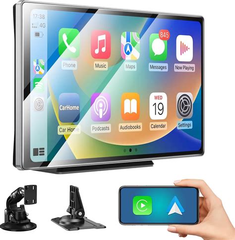 ESSGOO Apple CarPlay Android Auto 9 Zoll IPS Carplay Display Mit