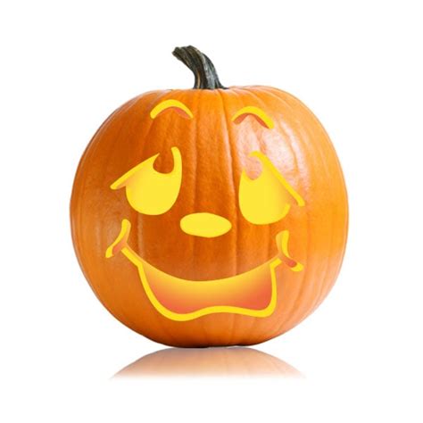 Happy Jack o'Lantern Pumpkin Pattern - Ultimate Pumpkin Stencils