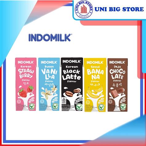 Jual Indomilk Susu UHT Strawberry Chocolate Vanilla Banana