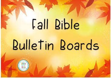 Fall Bible Bulletin Boards | Bible Fun For Kids