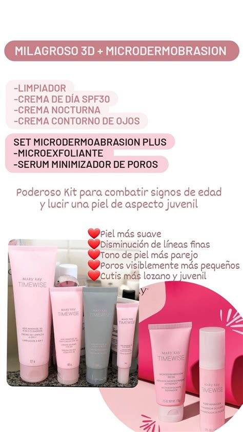 Microdermobrasion Skincare Timewise Mary Kay Pink Rosado Rutina