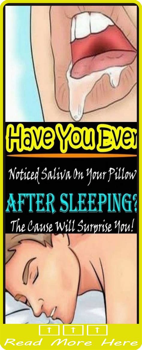 Have You Ever Noticed Saliva On Your Pillow After Sleeping The Cause