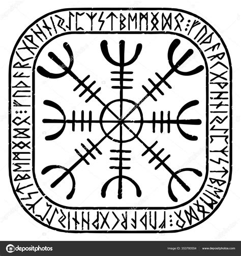 Helm Awe Helm Terror Icelandic Magical Staves Scandinavian Runes