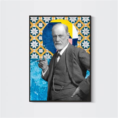 Sigmund Freud Art Print Philosopher Poster Psychoanalysis Therapy