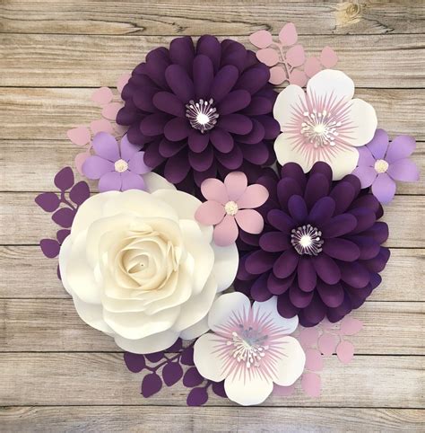 Modèle De Fleur De Papier 538