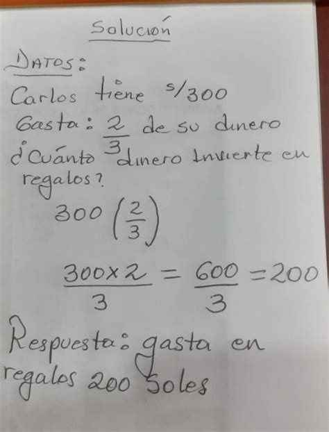 Si Carlos Tiene Y Gasta De Su Dinero En Comprar Regalos