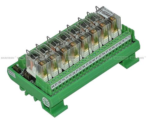 Relay Card 8 Channel Relay Module Input Voltage 220vac 24vdc At