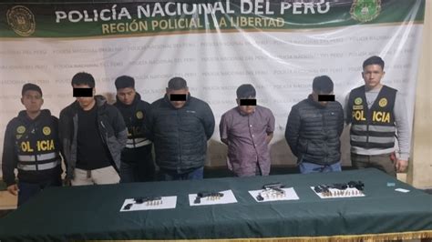 La Libertad Desbaratan Banda Criminal Que Portaba Armas De Fuego En Trujillo Noticias