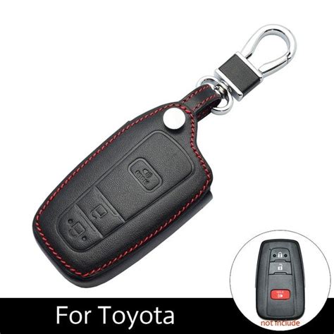 Atobabi Real Leather Car Key Case Buttons Smart Remote Fobs Shell