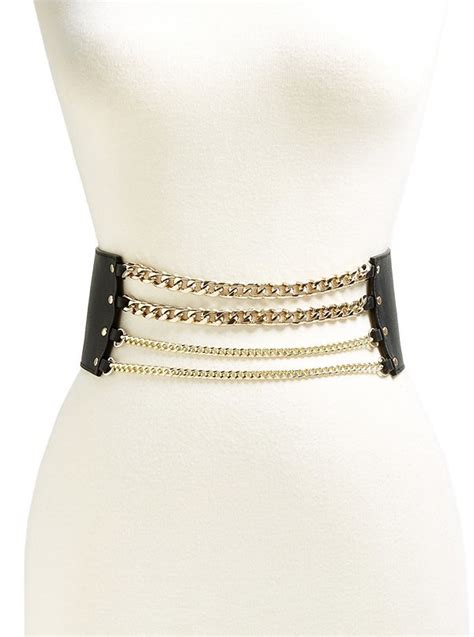 Guess By Marciano Multi Chain Belt Guess By Marciano Lookastic