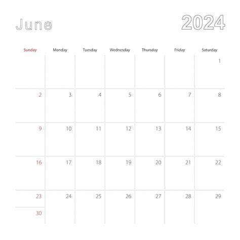 Wall Calendar June 2024 Amalia Leonie