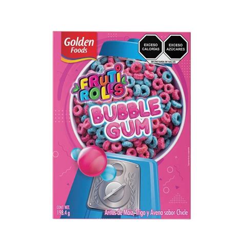 Cereal Golden Foods Fruti Rolls Bubble Gum 198 4 G Walmart