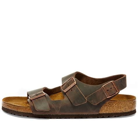 Birkenstock Milano Habana Oiled Leather End Us