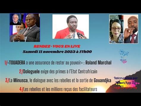 Actualit S De La Rca Roland Marchal Le Dialogue Inclusif Et Le