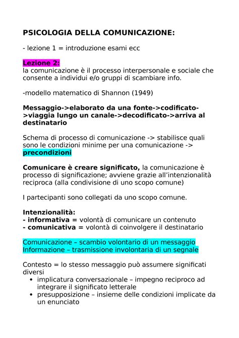 Psicologia Della Comunicazione Psicologia Della Comunicazione