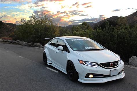 Kevmannz 8th 9th Gen Honda Civic Sedan Widebody Kit