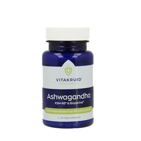 Vitakruid Ashwagandha KSM 66 Bioperine 60 Kaps Mit Rabatt Kaufen