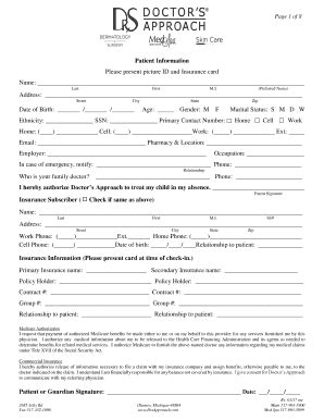 Doctor Paperwork - Fill Online, Printable, Fillable, Blank | pdfFiller