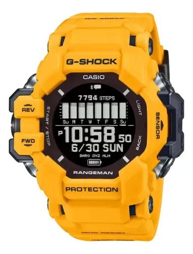 Reloj Casio G Shock Rangeman Touch Solar Gpr H Correa Amarillo