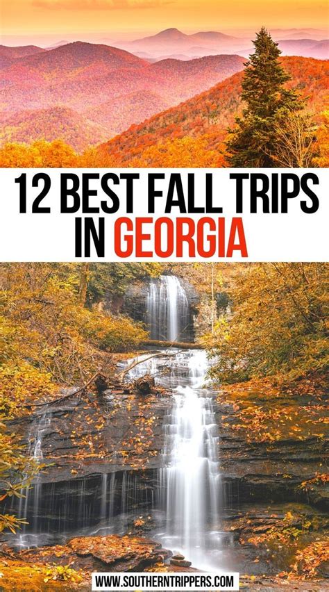 Best Places For Fall Trips In Georgia Fall Travel Georgia