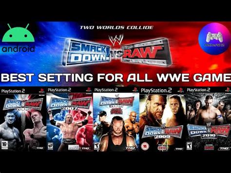 Best Setting For Wwe Smackdown Vs Raw All Game Ps Game For Aether Sx