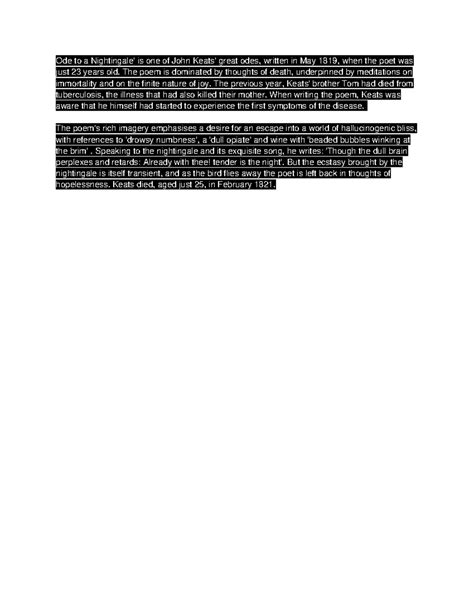 Ode To Nightingale Pdf 5