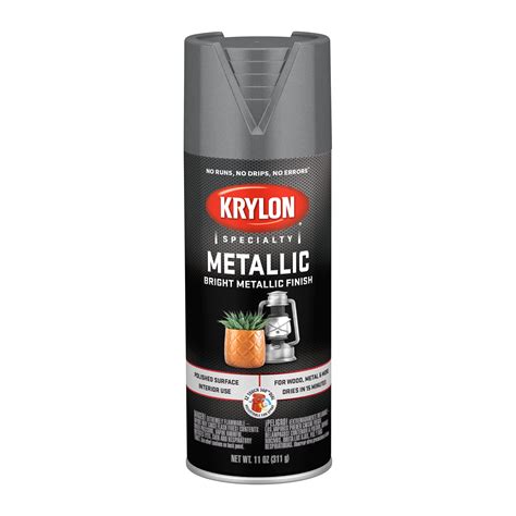 Krylon Metallic Spray Paint Dull Aluminum Oz Walmart