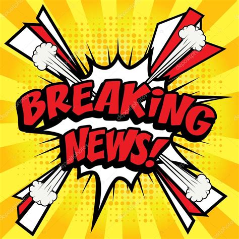 Pop Art Comics Breaking News Stock Vector Image By ©galamar