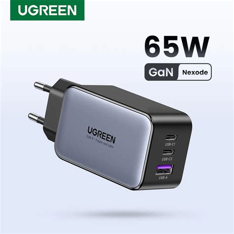 UGREEN 65W GaN Arj Cihaz USB H Zl Arj Cihaz QC 4 0 PD3 0 IPhone