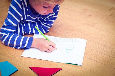 Letras De La Escritura Del Ni O Peque O Educaci N Temprana Foto De