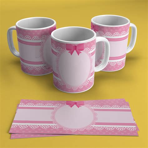 4 ARTES DIGITAIS PARA CANECA SUBLIMAÇÃO ROSA E AZUL Elo7