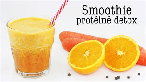 Smoothie protéiné detox Recette healthy facile rapide YouTube