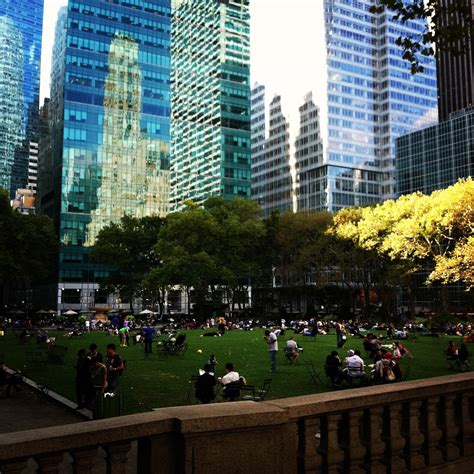 One of my favorite places in the city -- Bryant Park. | Park, Favorite