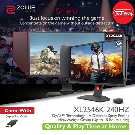 BenQ ZOWIE XL2546K 240Hz 0.5ms DyAc+™ 24.5 inch Esports Gaming Monitor ...
