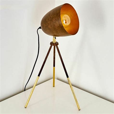 Lampa Sto Owa Lampka Nocna Retro Vintage Lampa Studio Reflektor Loft