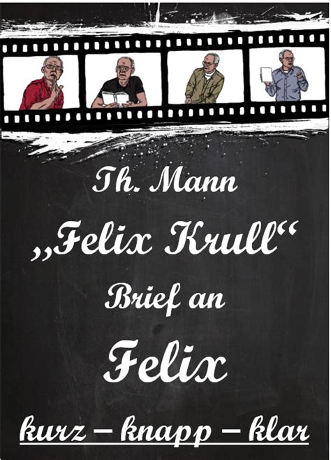 Mann Felix Krull Brief An Felix Financial T A Ime