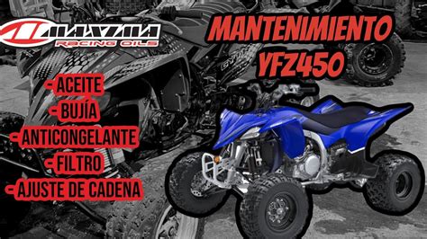 Como cambiarle el aceite a mi yamaha yfz450 mantenimiento básico y