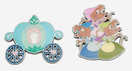 Cinderella Carriage Mice Hot Topic Disney Pin Set Disney Pins Blog