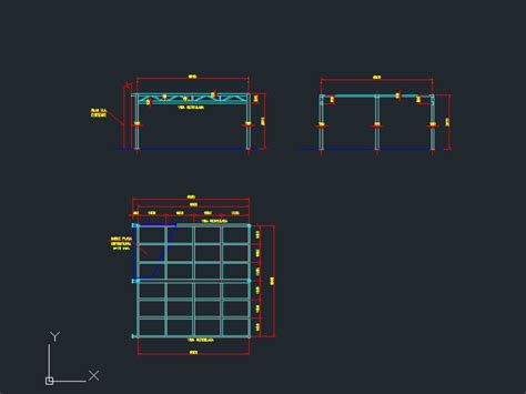 Mezanino estrutura metálica em AutoCAD CAD 129 91 KB Bibliocad