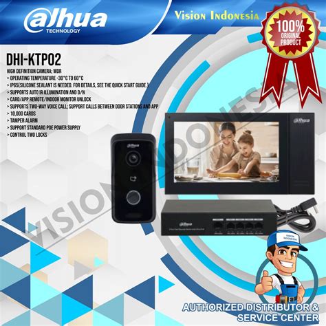 Jual DAHUA IP VIDEO INTERCOM VILLA DOOR STATION DHI KTP02 Shopee