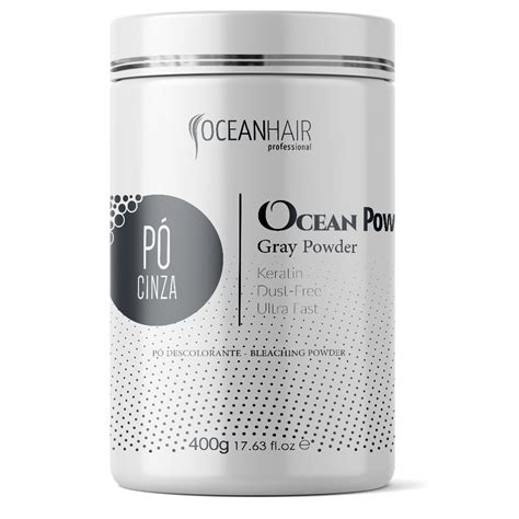 Pó Descolorante Cinza Ultra Rápido 400g Oceanhair