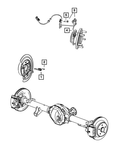 Ram Wheel Speed Sensor Left Rear Ab My Mopar Parts