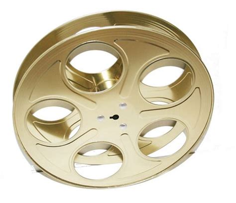 Metal Movie Reels Gold For 35 Mm Film 2564 Ebay