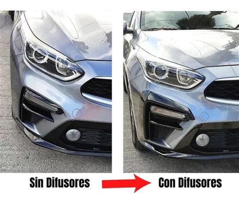 Difusores Delanteros Para Kia Forte Sedan Air Design Meses Sin