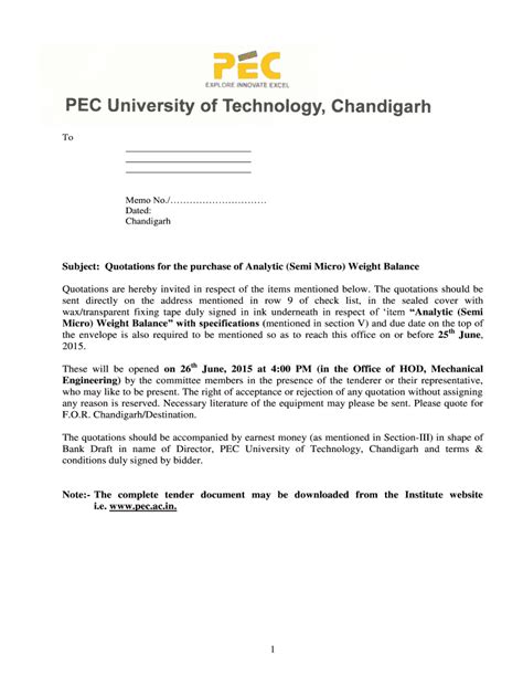 Fillable Online Pec Ac To Dated Chandigarh Fax Email Print Pdffiller